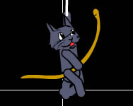 Cat with bow golf rgi HTML5 jtk