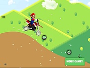 Mario motocross snowing online