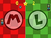 Mario vs Pong Luigi rgi HTML5 jtk
