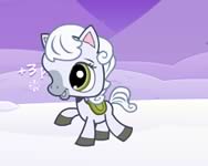 Snowy pony online